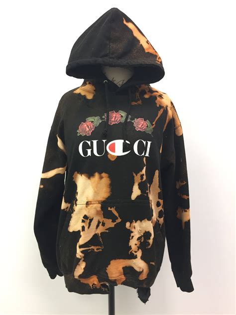 champion gucci hoodie etsy|cheapest gucci hoodie.